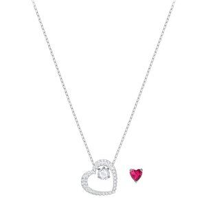 Elegant Swarovski Brand New 3 pieces love heart Necklace with 4 ways to wear
